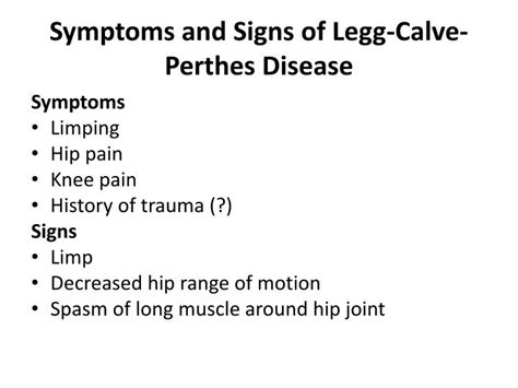 PPT - Legg- Calve – Perthes disease PowerPoint Presentation - ID:2428250