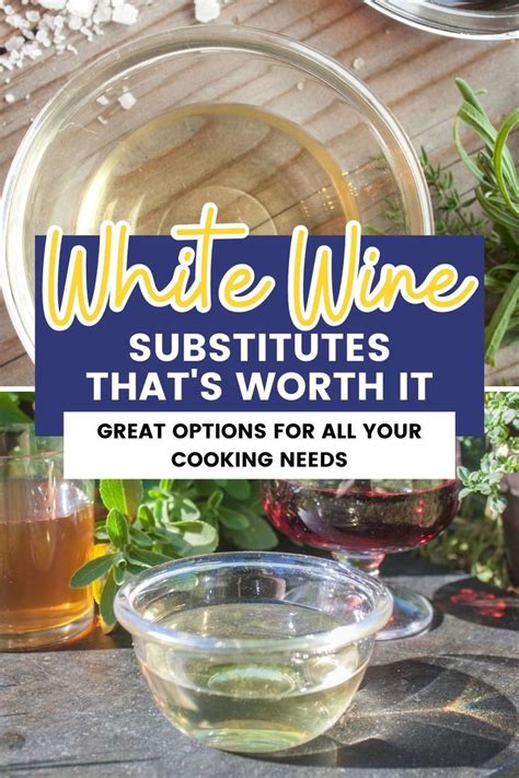 The Best Substitute for White Wine Vinegar: Our 8 Picks! | White wine substitute, White wine ...