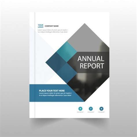 Annual report template for business | Free Vector