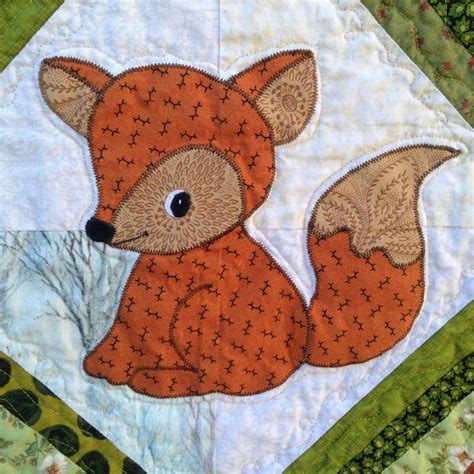 PDF Forest Friends Applique Quilt Pattern - Etsy | Applique quilt ...