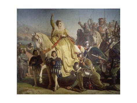 Queen Elizabeth of England Takes Review in Face of the Spanish Armada, 1588 Giclee Print by ...