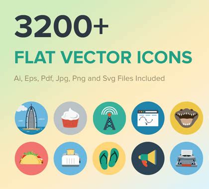 Flat-Vector-PSD-Icons-Medium | Web Design, Free Fonts, Photoshop ...