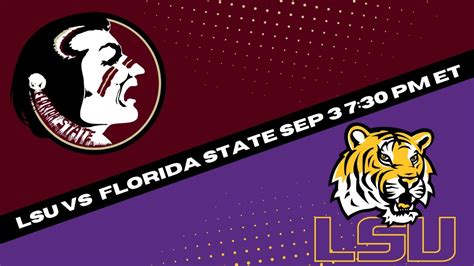 LSU vs Florida State Predictions, Picks and Best Odds - Week 1 Free ...