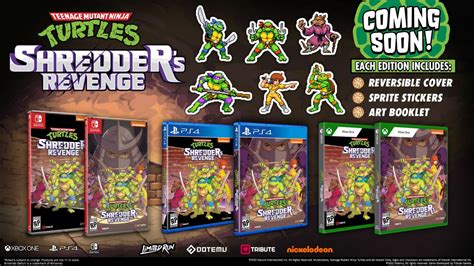 [Update] Limited Run Games Reveals Teenage Mutant Ninja Turtles: Shredder’s Revenge Physical ...