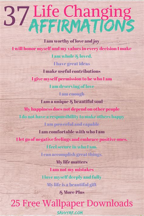 Positive Affirmations Wallpapers on WallpaperDog