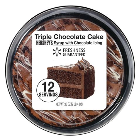 Marketside Triple Chocolate Cake, 36 oz - Walmart.com