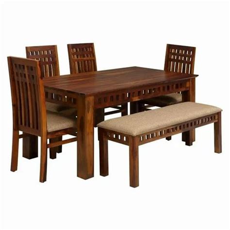 6 Seater Wooden dining table at Rs 65000/set in Chennai | ID: 26136920962