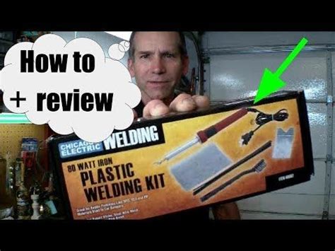 How to use a Harbor Freight Plastic Iron Item 60662 - YouTube | Plastic welding kit, Plastic ...