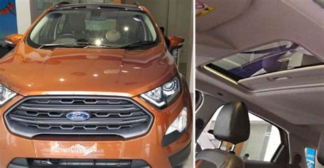 Ford EcoSport S Titanium & Titanium + variants: New images emerge