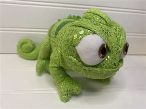 DISNEY STORE TANGLED Rapunzel Pascal Chameleon Plush Lizard 9” Stuffed Plush $1.99 - PicClick