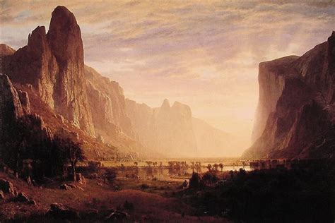 Looking Down Yosemite Valley, California, 1865 - Albert Bierstadt ...