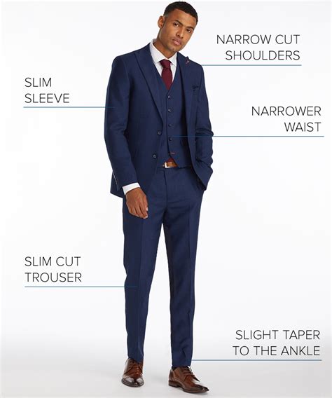 Slim Fit Suits | Size Guide | Slater Menswear