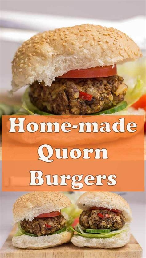 Homemade Quorn Burgers - Neils Healthy Meals | Recipe | Quorn burgers, Quorn recipes, Quorn