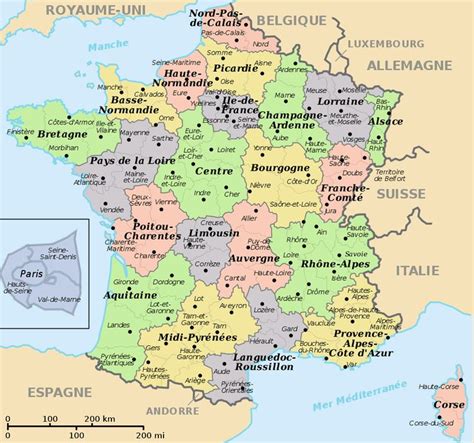 Map Of France Area Codes - Best Map of Middle Earth