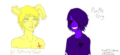 FNAF H! Springtrap and Purple Guy by Crystie-dark-vampire on DeviantArt