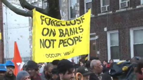 Occupy Movement Protests Home Foreclosures