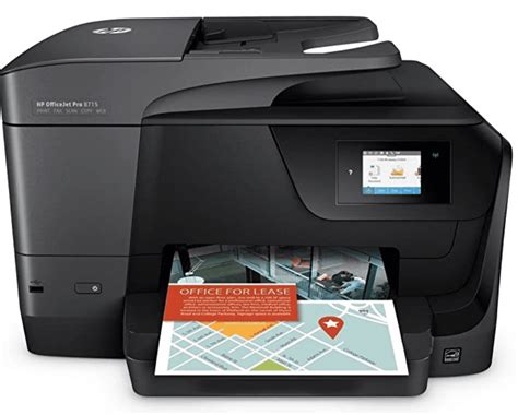 HP OfficeJet Pro 8715 All-in-One All-in-One Touch Screen Bluetooth ...