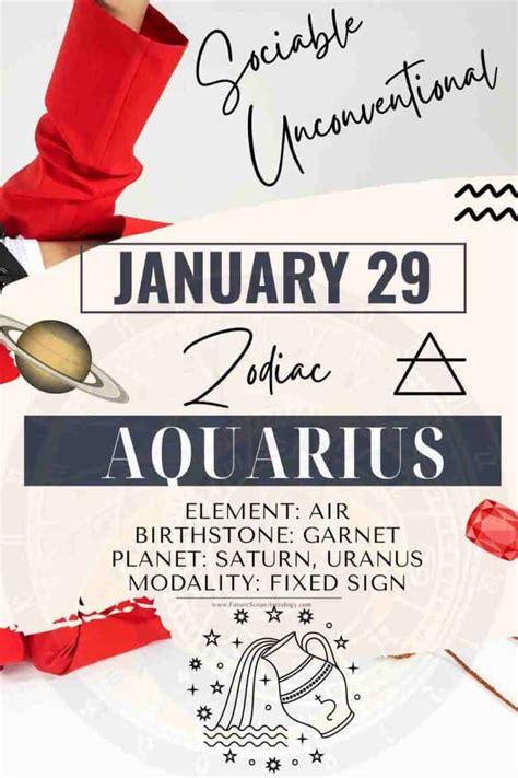 January 29 Zodiac (Aquarius) Birthday: Personality, Birthstone, Compatibility, Ruling Planet ...