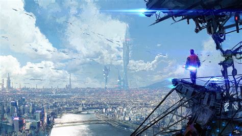 Futuristic, Concept Art, City, Digital Art, Back to the Future ...