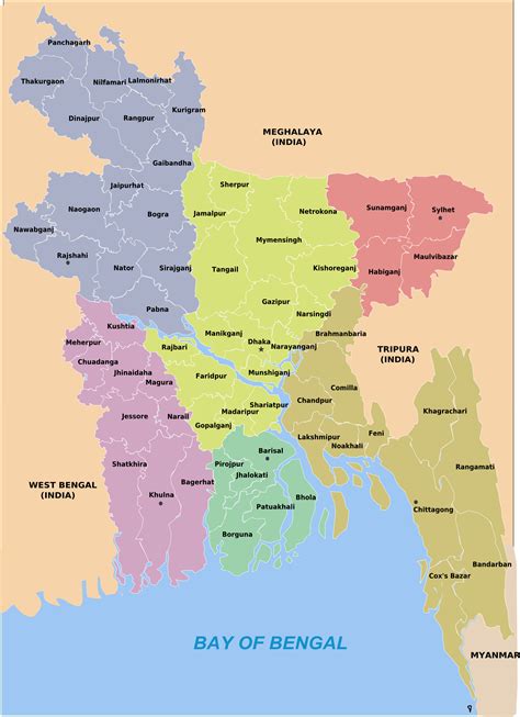 File:Bangladesh regions map.png - Wikitravel Shared
