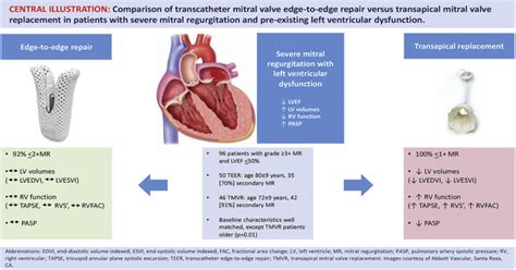 Transcatheter Mitral Valve Edge-to-Edge Repair Versus Transapical ...