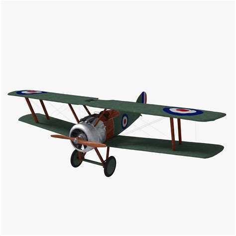 3D model Sopwith Camel Biplane VR / AR / low-poly OBJ 3DS FBX BLEND - CGTrader.com