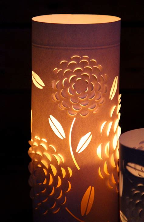 DIY Paper Lanterns with Beautiful 3D Flowers Design - A Piece Of Rainbow