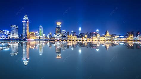 Creative Reflection Of Shanghai Bund Background, Creativity, Poster ...