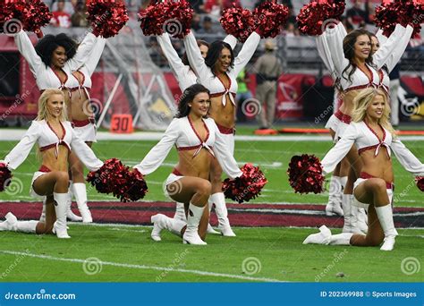 Arizona Cardinals Cheerleaders Editorial Stock Photo - Image of ...