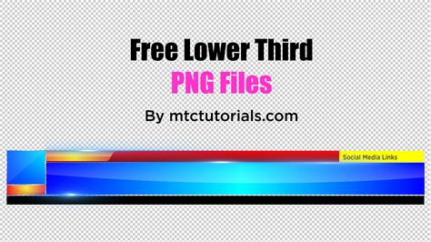 Download Free News Lower Third Adobe Illustrator Template - MTC TUTORIALS