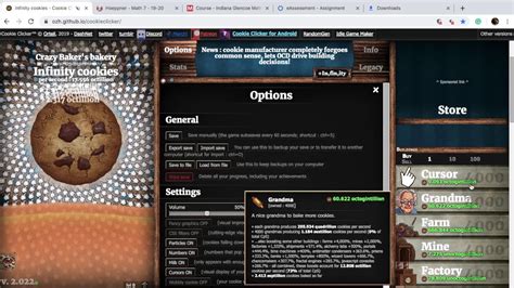 Cookie Clicker Infinity Save - YouTube