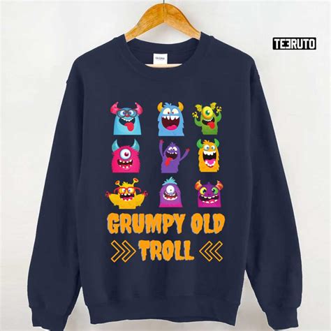 Funny Grumpy Old Troll Unisex T-Shirt - Teeruto