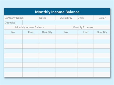 Excel income and expense template free - eyeaso