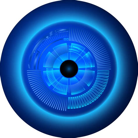 Blue Robot Eye