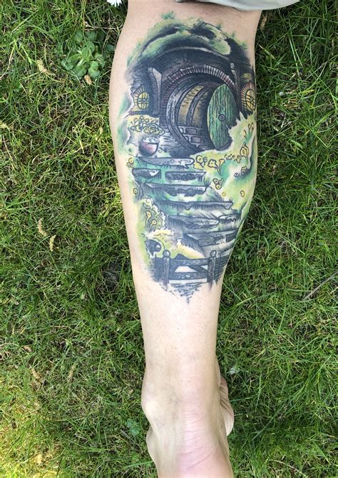 Hobbit | Leg tattoos, The hobbit, Tattoos