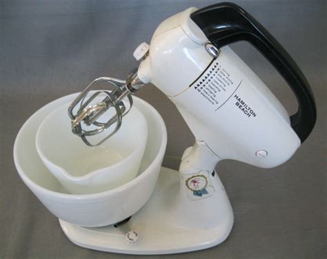 Hamilton Beach Mixer: model M2B wtih bowls. | Retro kitchen, Hair dryer, Retro