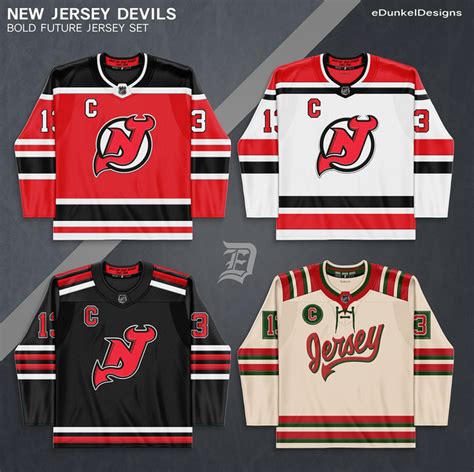 New Jersey Devils - Concept Jersey Set : r/devils