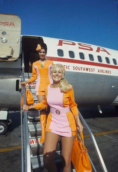 Pacific Southwest Airlines flight attendants, 1972 : r/OldSchoolCool