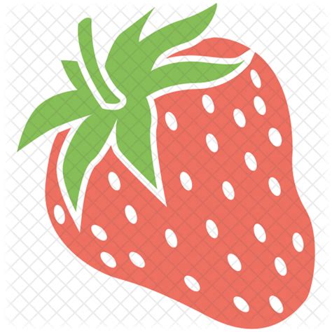 Strawberry Icon - Download in Flat Style