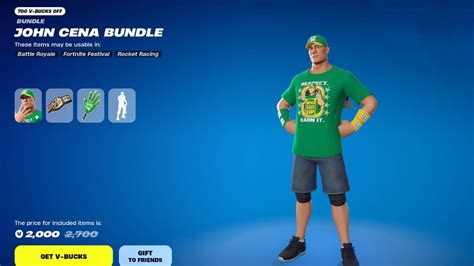 Fortnite John Cena Guide: How to Get the WWE Skin, Emotes, & Cosmetics ...