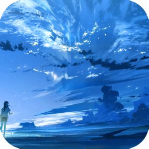 Anime Blue Theme 4K Wallpaper HomePage - Microsoft Edge Addons