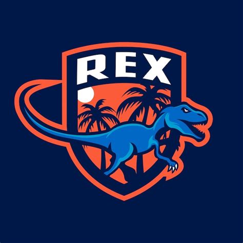 Premium Vector | Dinosaur tyrannosaurus rex mascot logo