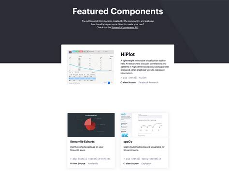 Introducing Streamlit Components. A new way to add and share custom ...