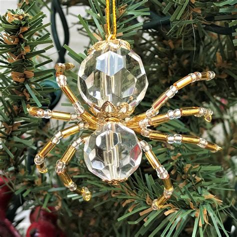 Makes 3 Legend of the Christmas Spider Beading Ornament Kit - Etsy