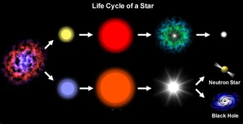 Life Cycle of a Stars, eclipses and moon phases Diagram | Quizlet