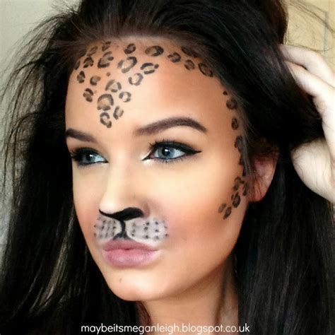 Simple Leopard Face Paint