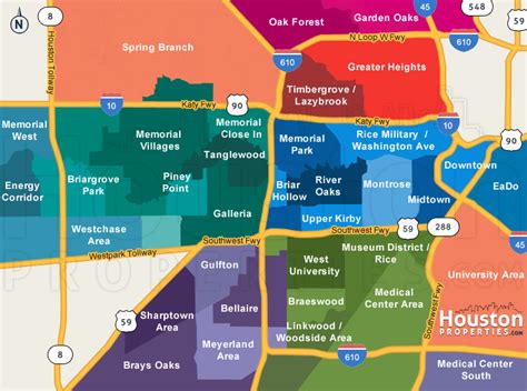 best neighborhoods in houston map - Asuncion Carl