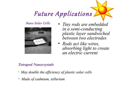 Solar cells and its applications