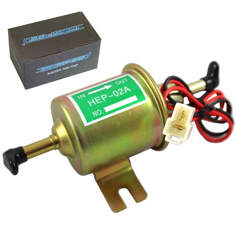 JDMSPEED Universal 12V Heavy Duty Electric Fuel Pump Metal Solid Petrol 12 Volts- Buy Online in ...