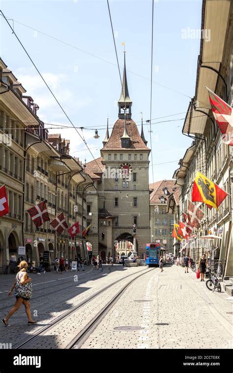 BERN, SWITZERLAND - view of old town of Bern city, unesco world ...